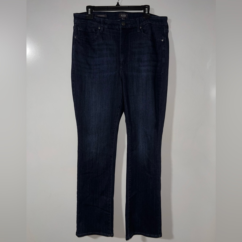 NYDJ High Rise Stretch Slim Bootcut Jean, Sure Stretch, Lift & Tuck, Size 14W